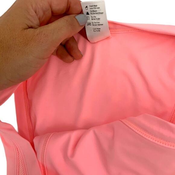 L Space Pink Foley Bitsy Bikini Bottoms Size Large NWOT $88 MSRP - Picture 6 of 8